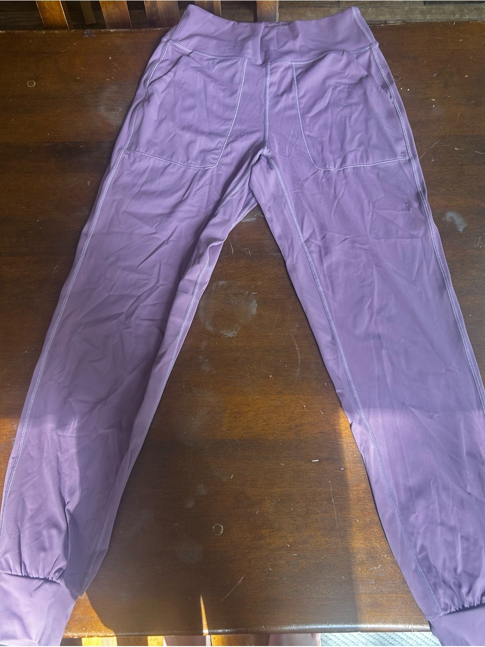 Lululemon Purple Jogger Bottoms - Comfortable Active Wear